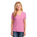 Port & Company  Ladies' 5.4 Oz. 100% Cotton V-Neck T-Shirt